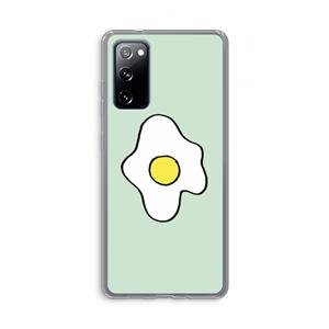 CaseCompany Spiegelei: Samsung Galaxy S20 FE / S20 FE 5G Transparant Hoesje
