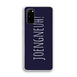 CaseCompany Joengneuh!: Samsung Galaxy S20 Transparant Hoesje