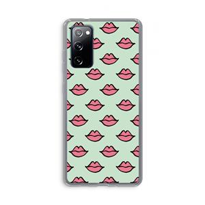 CaseCompany Lipjes: Samsung Galaxy S20 FE / S20 FE 5G Transparant Hoesje