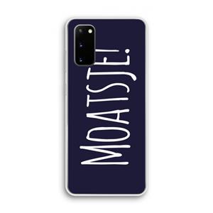 CaseCompany Moatsje!: Samsung Galaxy S20 Transparant Hoesje