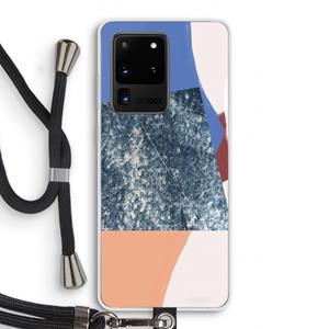 CaseCompany Billy: Samsung Galaxy S20 Ultra Transparant Hoesje met koord