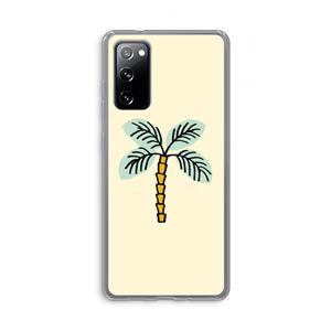 CaseCompany Palmboom: Samsung Galaxy S20 FE / S20 FE 5G Transparant Hoesje