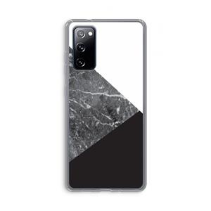 CaseCompany Combinatie marmer: Samsung Galaxy S20 FE / S20 FE 5G Transparant Hoesje