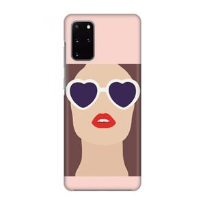 CaseCompany Red lips: Volledig geprint Samsung Galaxy S20 Plus Hoesje