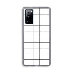 CaseCompany Rooster: Samsung Galaxy S20 FE / S20 FE 5G Transparant Hoesje