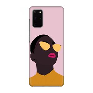 CaseCompany Yellow glasses: Volledig geprint Samsung Galaxy S20 Plus Hoesje
