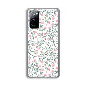 CaseCompany Sierlijke bloemen: Samsung Galaxy S20 FE / S20 FE 5G Transparant Hoesje