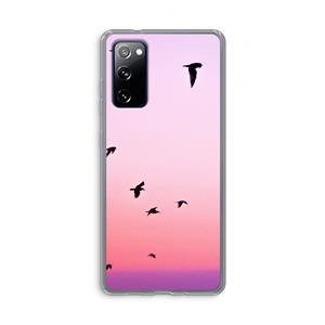CaseCompany Fly away: Samsung Galaxy S20 FE / S20 FE 5G Transparant Hoesje