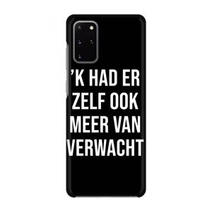 CaseCompany Meer verwacht - Zwart: Volledig geprint Samsung Galaxy S20 Plus Hoesje