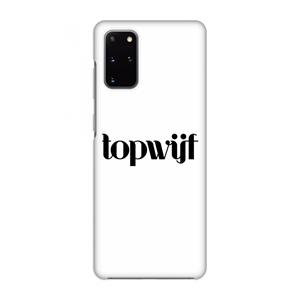 CaseCompany Topwijf Wit: Volledig geprint Samsung Galaxy S20 Plus Hoesje