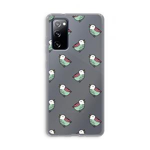 CaseCompany Vogeltjes: Samsung Galaxy S20 FE / S20 FE 5G Transparant Hoesje