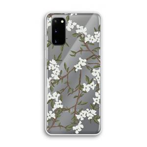 CaseCompany Blossoming spring: Samsung Galaxy S20 Transparant Hoesje