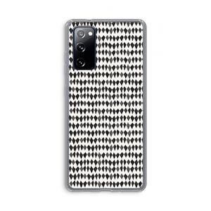 CaseCompany Crazy shapes: Samsung Galaxy S20 FE / S20 FE 5G Transparant Hoesje