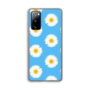 CaseCompany Margrietjes: Samsung Galaxy S20 FE / S20 FE 5G Transparant Hoesje