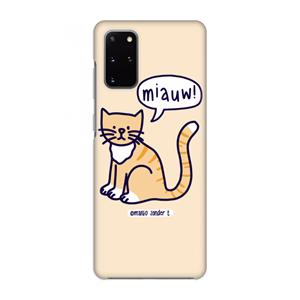 CaseCompany Miauw: Volledig geprint Samsung Galaxy S20 Plus Hoesje