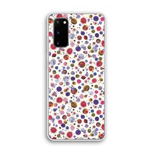 CaseCompany Planets Space: Samsung Galaxy S20 Transparant Hoesje