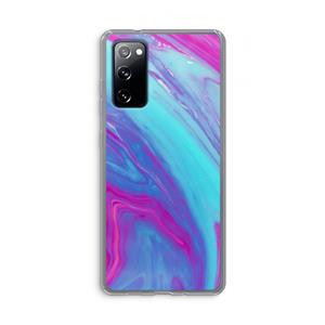 CaseCompany Zweverige regenboog: Samsung Galaxy S20 FE / S20 FE 5G Transparant Hoesje