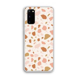 CaseCompany Terrazzo N°18: Samsung Galaxy S20 Transparant Hoesje