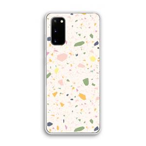 CaseCompany Terrazzo N°21: Samsung Galaxy S20 Transparant Hoesje