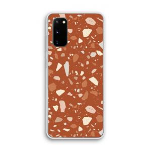 CaseCompany Terrazzo N°22: Samsung Galaxy S20 Transparant Hoesje