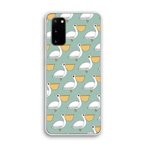 CaseCompany Pelican: Samsung Galaxy S20 Transparant Hoesje