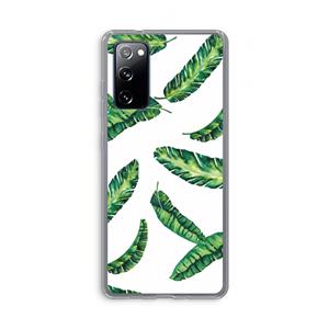 CaseCompany Lange bladeren: Samsung Galaxy S20 FE / S20 FE 5G Transparant Hoesje