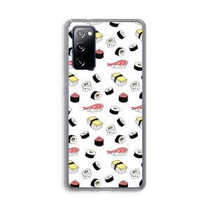 CaseCompany Sushi time: Samsung Galaxy S20 FE / S20 FE 5G Transparant Hoesje