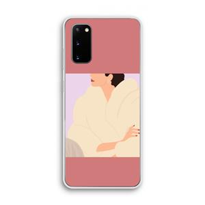 CaseCompany Cosy: Samsung Galaxy S20 Transparant Hoesje