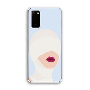 CaseCompany Incognito: Samsung Galaxy S20 Transparant Hoesje