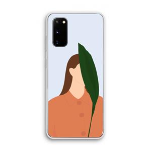 CaseCompany Leaf: Samsung Galaxy S20 Transparant Hoesje