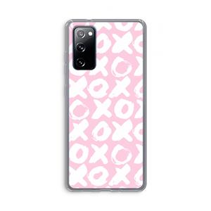 CaseCompany XOXO: Samsung Galaxy S20 FE / S20 FE 5G Transparant Hoesje