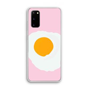 CaseCompany Sunny side up: Samsung Galaxy S20 Transparant Hoesje