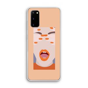 CaseCompany Surprise: Samsung Galaxy S20 Transparant Hoesje