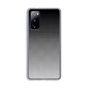 CaseCompany Musketon Halftone: Samsung Galaxy S20 FE / S20 FE 5G Transparant Hoesje