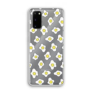 CaseCompany Spiegeleitjes: Samsung Galaxy S20 Transparant Hoesje