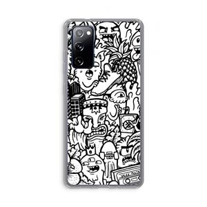 CaseCompany Vexx Mixtape #2: Samsung Galaxy S20 FE / S20 FE 5G Transparant Hoesje