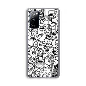 CaseCompany Vexx City #2: Samsung Galaxy S20 FE / S20 FE 5G Transparant Hoesje