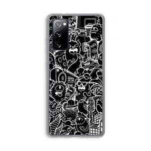 CaseCompany Vexx Black City : Samsung Galaxy S20 FE / S20 FE 5G Transparant Hoesje