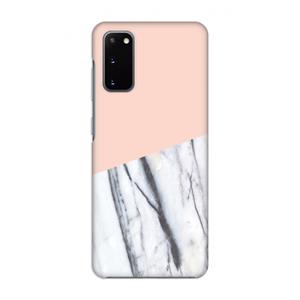 CaseCompany A touch of peach: Volledig geprint Samsung Galaxy S20 Hoesje