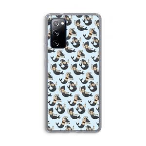 CaseCompany Zeemeermin: Samsung Galaxy S20 FE / S20 FE 5G Transparant Hoesje
