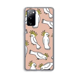 CaseCompany Papegaai: Samsung Galaxy S20 FE / S20 FE 5G Transparant Hoesje