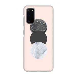 CaseCompany Marmeren cirkels: Volledig geprint Samsung Galaxy S20 Hoesje