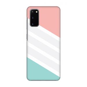 CaseCompany Strepen pastel: Volledig geprint Samsung Galaxy S20 Hoesje