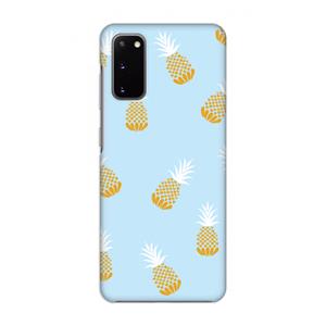 CaseCompany Ananasjes: Volledig geprint Samsung Galaxy S20 Hoesje