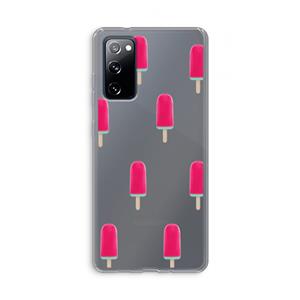 CaseCompany Waterijsje: Samsung Galaxy S20 FE / S20 FE 5G Transparant Hoesje
