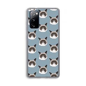 CaseCompany It's a Purrr Case: Samsung Galaxy S20 FE / S20 FE 5G Transparant Hoesje