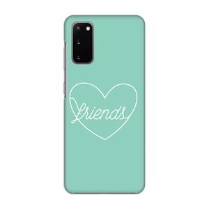 CaseCompany Friends heart pastel: Volledig geprint Samsung Galaxy S20 Hoesje