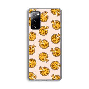 CaseCompany You Had Me At Pizza: Samsung Galaxy S20 FE / S20 FE 5G Transparant Hoesje