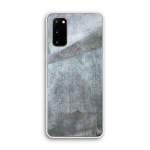 CaseCompany Grey Stone: Samsung Galaxy S20 Transparant Hoesje