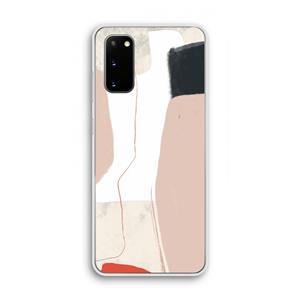 CaseCompany Lava: Samsung Galaxy S20 Transparant Hoesje